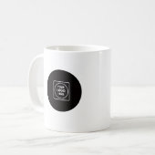Add A Logo Business Personalized Coffee Mug コーヒーマグカップ (正面左)