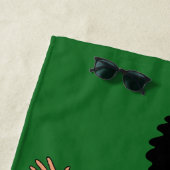 Add A Name  Beach Towel Green /White ビーチタオル (インサイチュ)