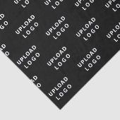 Add Business Logo Simple Black Minimal Packaging 薄葉紙 (詳細)