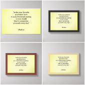 Add / Create Your Own Quote ポスター