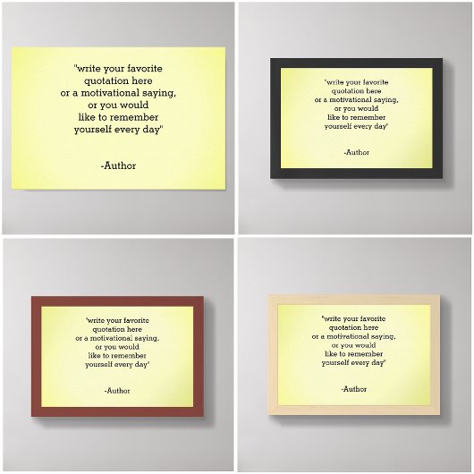 Add / Create Your Own Quote ポスター