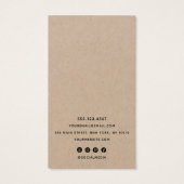 Add Custom Logo Kraft Earring Display Holder (裏面)