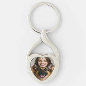 Add German Shepherd Photo Personalize キーホルダー (正面)