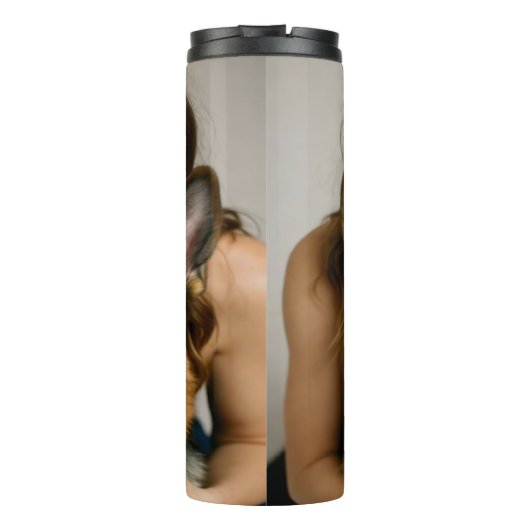 Add German Shepherd Photo Personalize タンブラー (裏面)