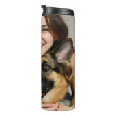 Add German Shepherd Photo Personalize タンブラー (回転右)
