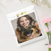 Add German Shepherd Photo Personalize フェイバーバッグ (封をした状態)
