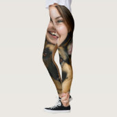 Add German Shepherd Photo Personalize レギンス (左)