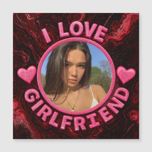 Add Girlfriend photo Gift Birthday Anniversary  (正面)