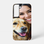 Add Golden Retriever Photo Personalize Samsung Galaxyケース (裏面)