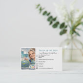 Add image and information template business card 名刺 (スタンド正面)