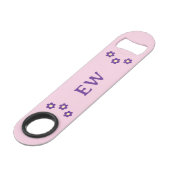 Add initials purple and pink スピード栓抜き (正面アングル)