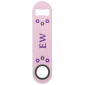 Add initials purple and pink スピード栓抜き (正面)