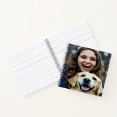 Add Labrador Retriever Photo Personalize ノートブック (内部)