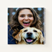 Add Labrador Retriever Photo Personalize ノートブック (裏面)