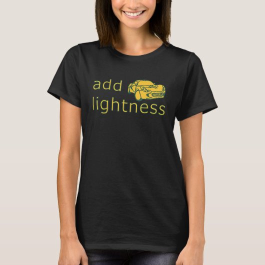 Add Lightness Lotus Track Day Autocross Tシャツ (正面)