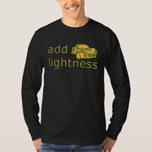 Add Lightness Lotus Track Day Autocross Tシャツ (正面)