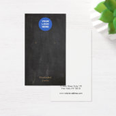 Add Logo Black Chalkboard Earring Display Card (デスク)