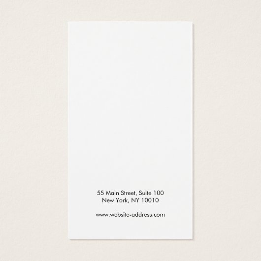 Add Logo Black Chalkboard Earring Display Card (裏面)