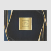 Add logo  Gold and Black corporate event  薄葉紙 (正面)