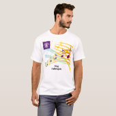 Add Logo MUSIC NOTES Praise Team Tシャツ (正面フル)