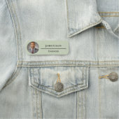 Add Logo Simple Sage Green Light Name  名札 (インサイチュ)