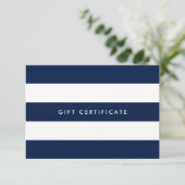 Add Logo Stripes & Custom Color Gift Certificate (スタンド正面)