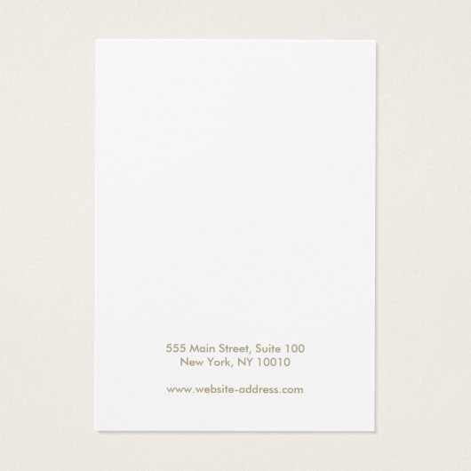 Add Logo Three Hole  Earring Display Card (裏面)