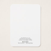 Add Logo Typewriter Necklace Display Card (裏面)