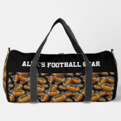 Add Name文字、Alex's Footballギア ダッフルバッグ (正面)