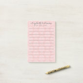 Add Name - Beautiful To Do List with lines ポストイット (デスク上)