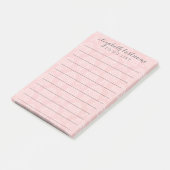 Add Name - Beautiful To Do List with lines ポストイット (アングル)