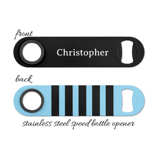 Add name black and blue スピード栓抜き