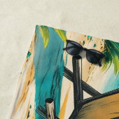 Add Name Text, Desert Island Book Club ビーチタオル (インサイチュ)