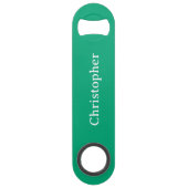 Add name white and green スピード栓抜き (正面)