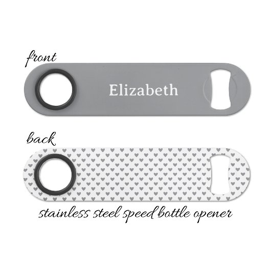 Add name white and grey スピード栓抜き