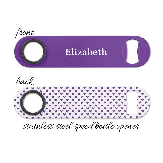 Add name white and purple スピード栓抜き