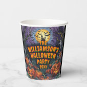 Add Name Yearハローウィンパーティ8pz 紙コップ (裏面)