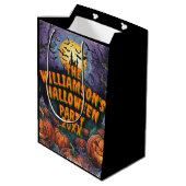 Add Name Yearハローウィンパーティ ミディアムペーパーバッグ (裏面アングル)