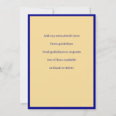 Add Name Year Date Australia Dayパーティービーチ 招待状 (裏面)