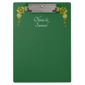 Add Names, Emerald Green & Gold クリップボード (正面)