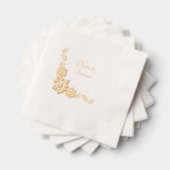 Add Names - Foil Stamped Napkins 箔ナプキン (インサイチュ (積み重ね))