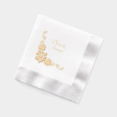 Add Names - Foil Stamped Napkins 箔ナプキン (左)