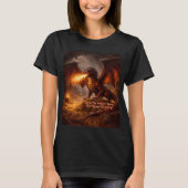 Add (or Delete) your Text Name etcFire Dragon Lair Tシャツ (正面)