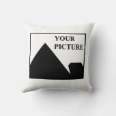 Add Personalized Picture Business Company Name クッション (裏面)