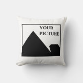 Add Personalized Picture Business Company Name クッション (正面)