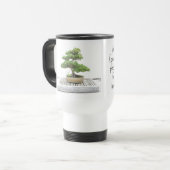 Add Photo Bonsai Tree 15oz Family Gift Keepsake トラベルマグ (正面左)