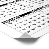 Add Photo Calendar 2011 Poster B ポスター (角)