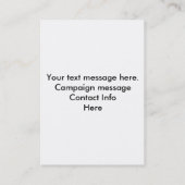 Add Photo Campaign Template Business Card 名刺 (裏面)