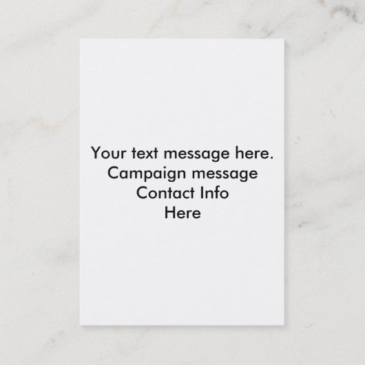 Add Photo Campaign Template Business Card 名刺 (裏面)