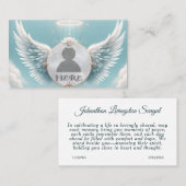 Add Photo Custom Memorial 名刺 (正面/裏面)